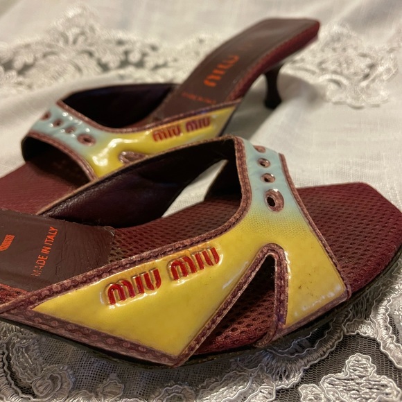 Miu Miu Mesh Sandals - Picture 7 of 9